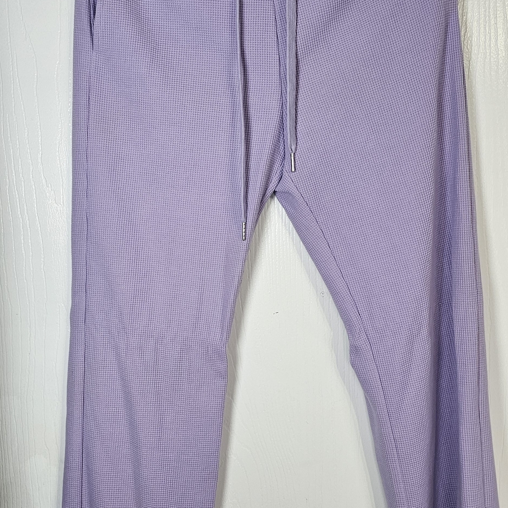 Comfrt Lavender Waffle-Knit Hoodie